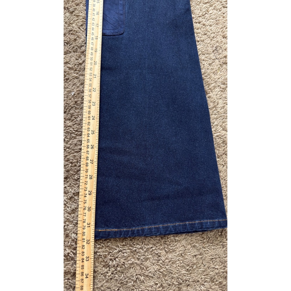 Ariat Real Bootcut Jeans Womens 34L Dark Wash Denim Western Riding Pants kk14 - Picture 9 of 10